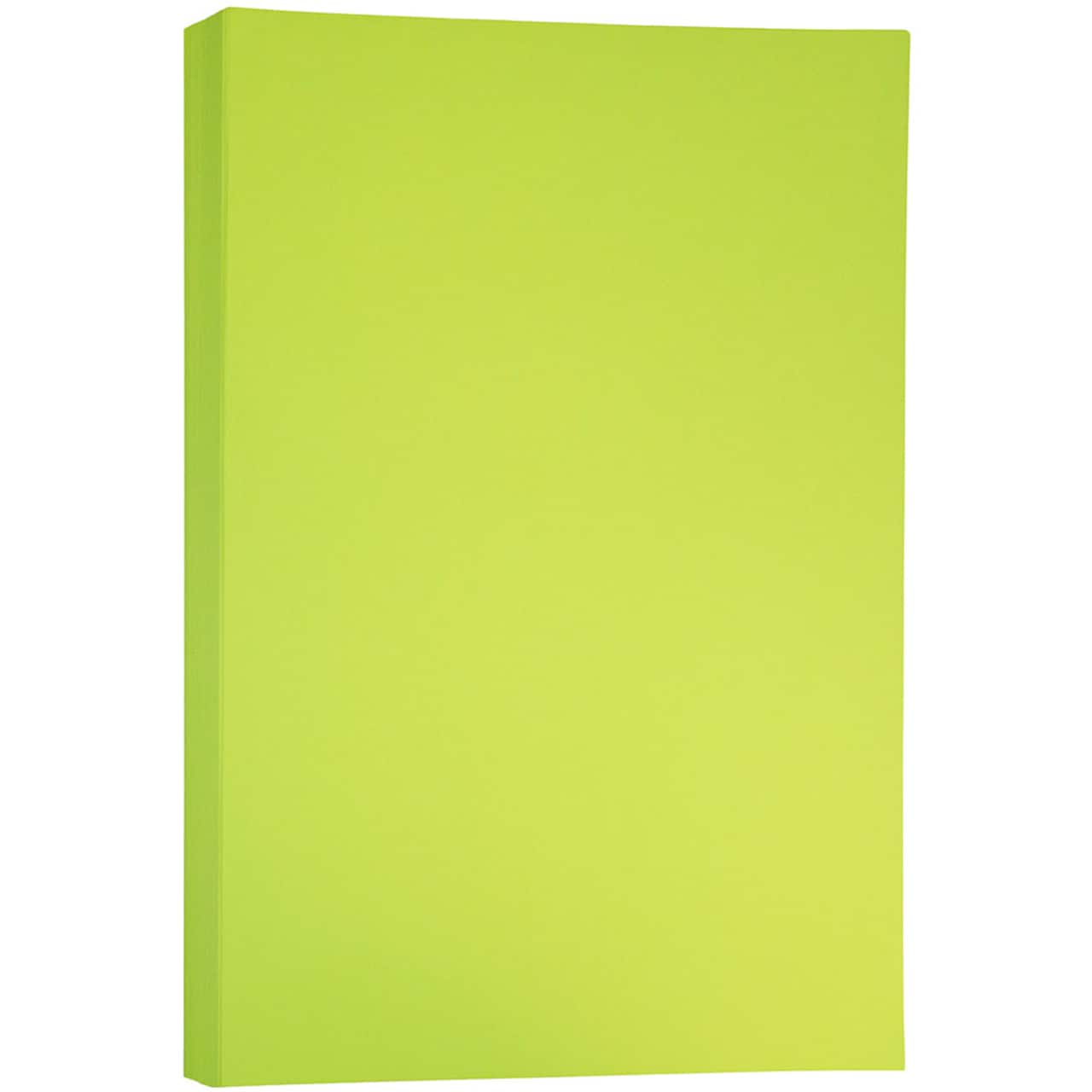 JAM Paper Brite Hue Matte 11" x 17" 24lb. Paper, 100 Sheets